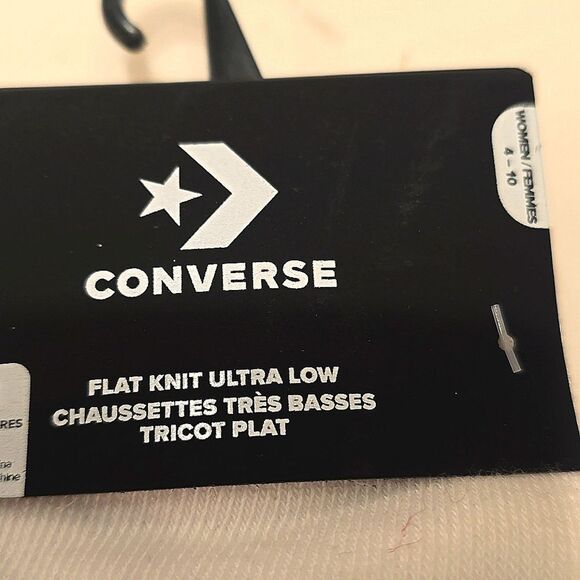 Converse 3-PK Flat Knit Ultra Low Socks - Picture 6 of 6